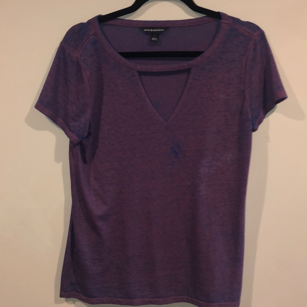 Purple cute short sleeve shirt!